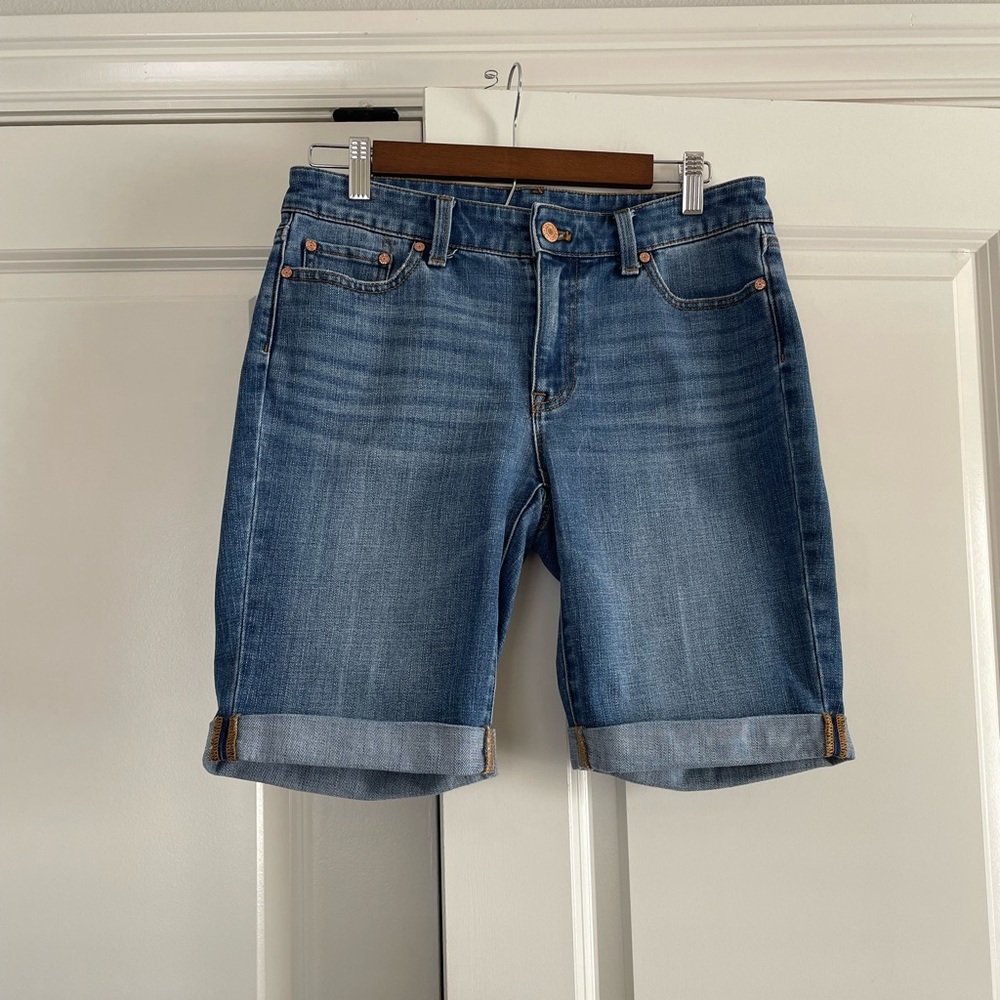 Talbots Denim Girlfriend Shorts